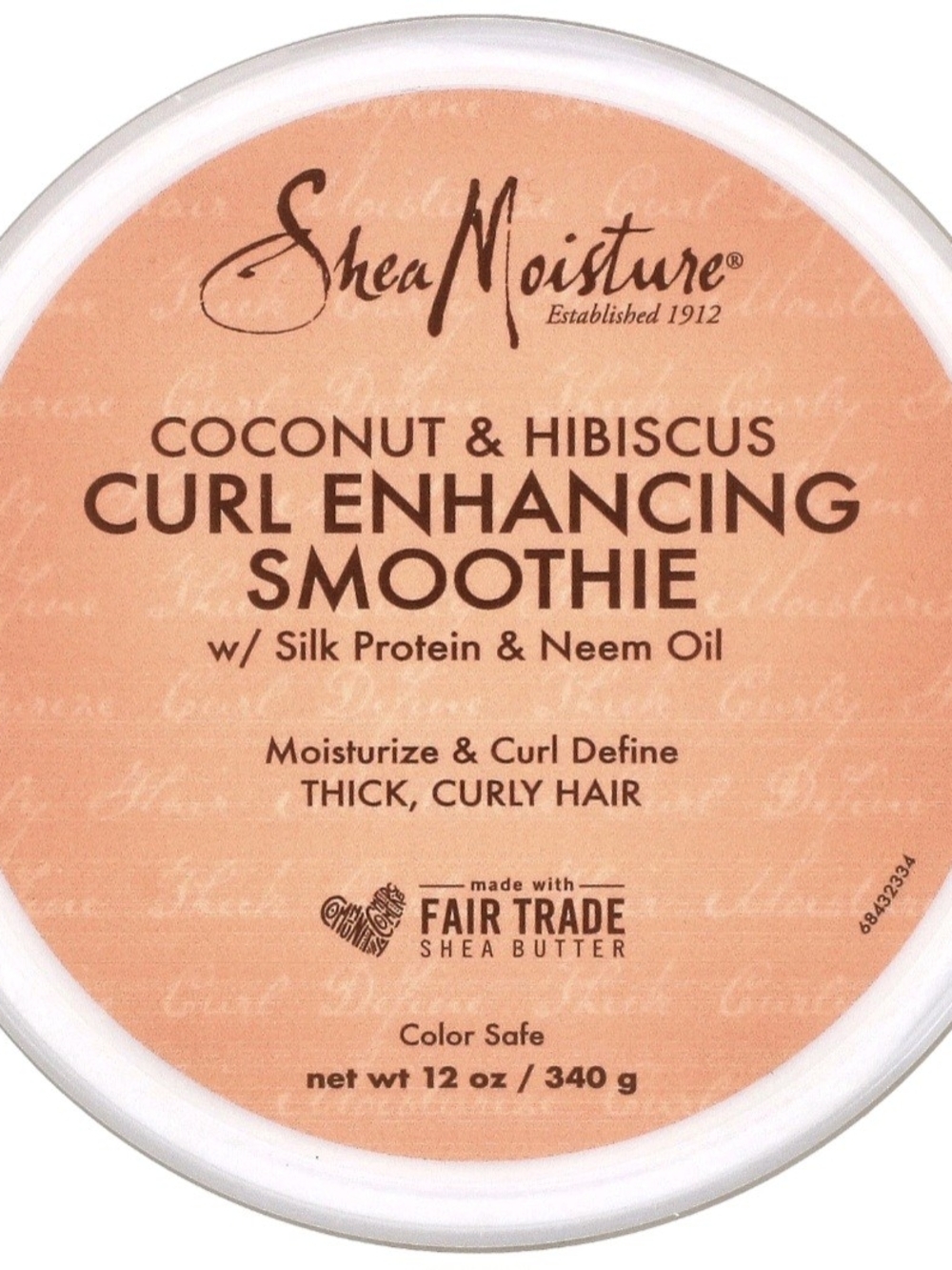 SheaMoisture Coconut & Hibiscus Curl Enhancing Smoothie Shea Moisture 12 Oz